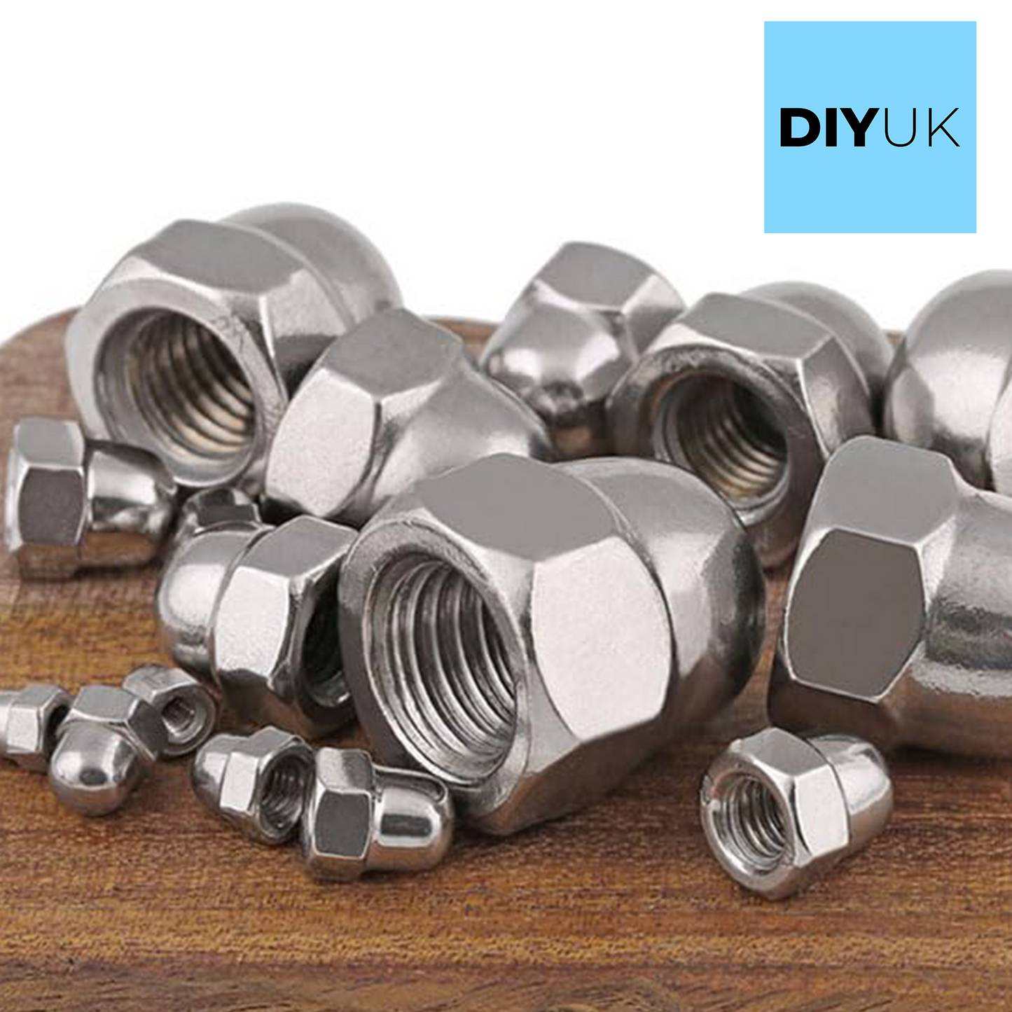 Dome Nuts Stainless Steel Hex Cap Acorn Domed Nuts Rust Hexagon Nut Caps DIN 1587