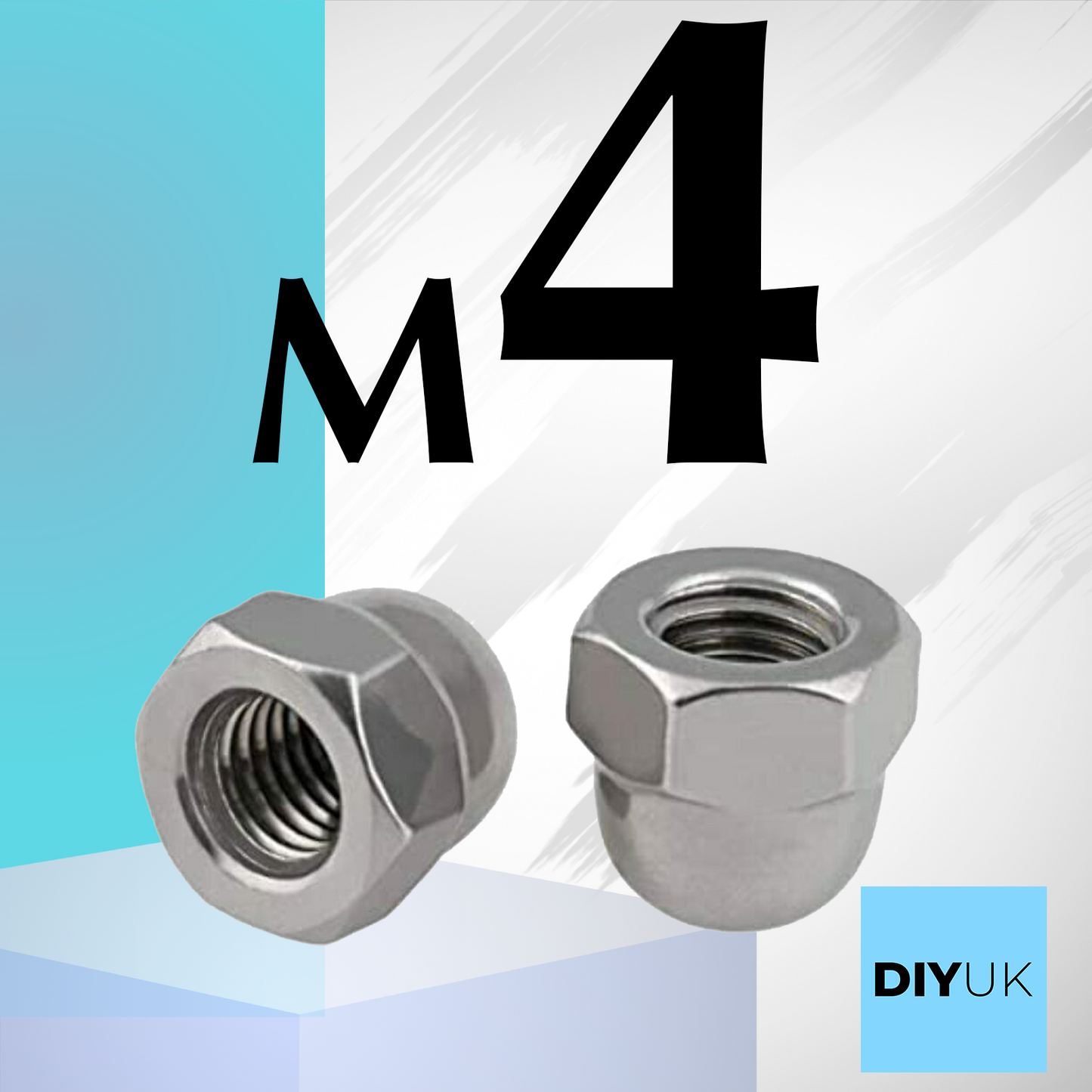 Dome Nuts Stainless Steel Hex Cap Acorn Domed Nuts Rust Hexagon Nut Caps DIN 1587