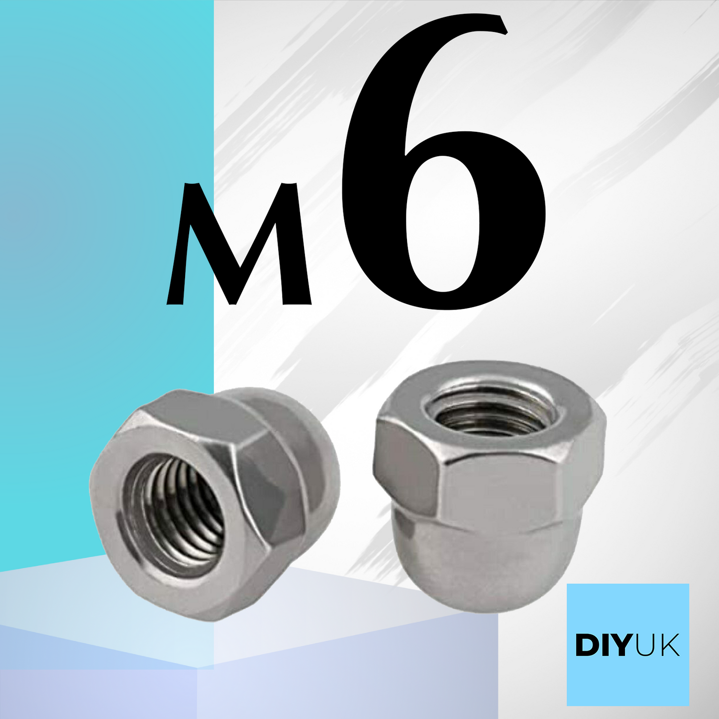 Dome Nuts Stainless Steel Hex Cap Acorn Domed Nuts Rust Hexagon Nut Caps DIN 1587