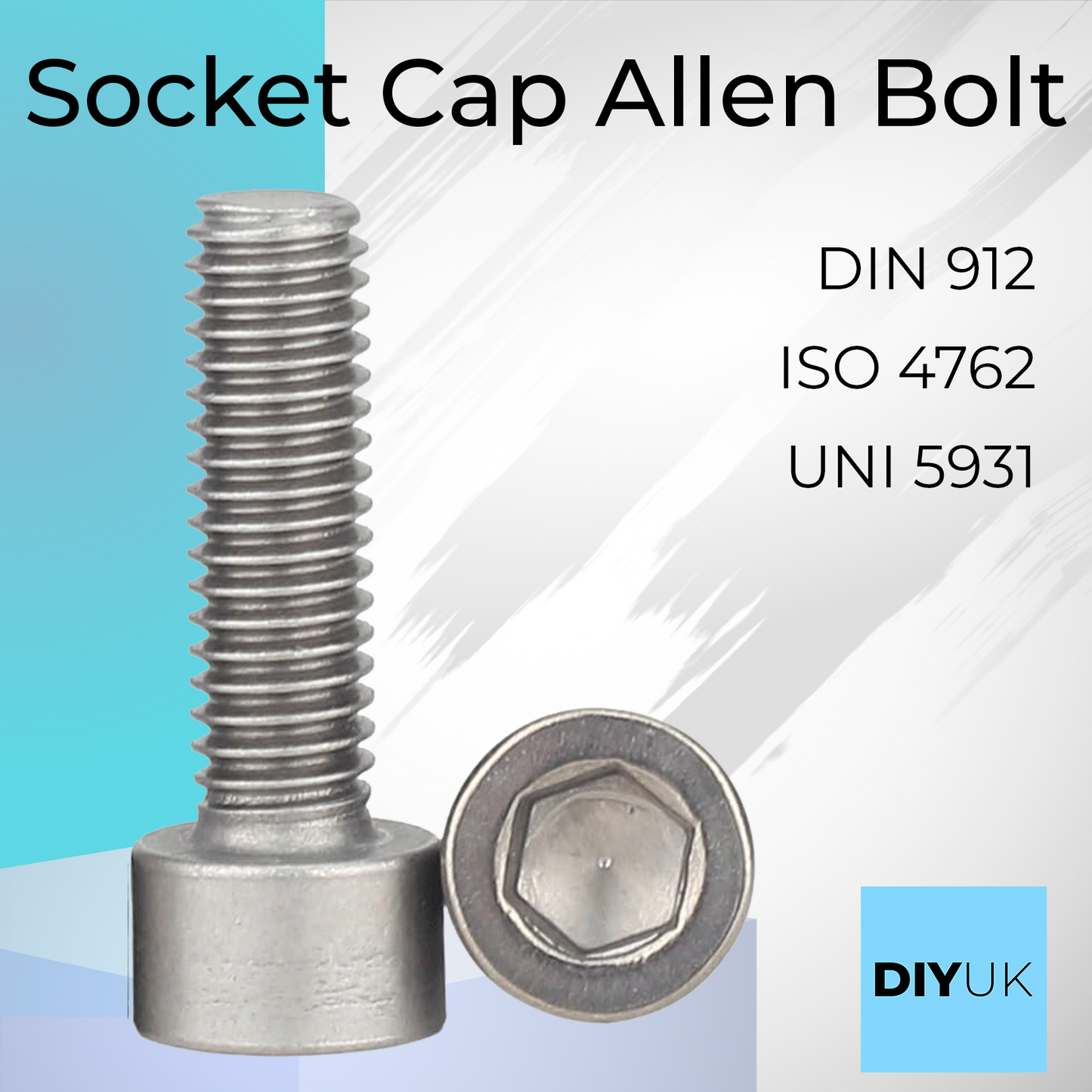 Allen Socket Cap Head Screws Bolts  DIN 912 A2 Stainless Steel