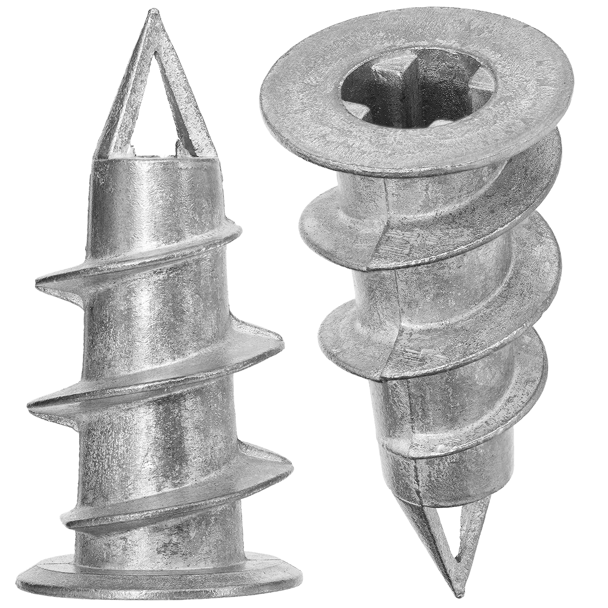 Heavy Duty Metal Self-Drill Rawl Plugs Wall Anchor Fixing for Plasterboard, Drywall, Study Walls