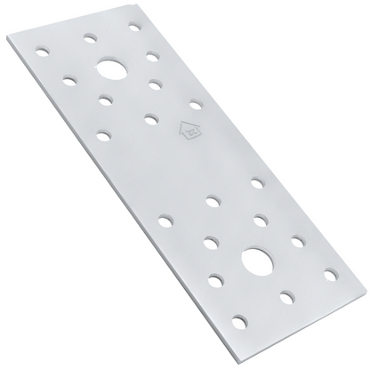 Premium Flat Bracket 2.5mm Galvanised Steel Joining Plate Brackets for Timber Fence, Sleeper & Wood Bracket Applications