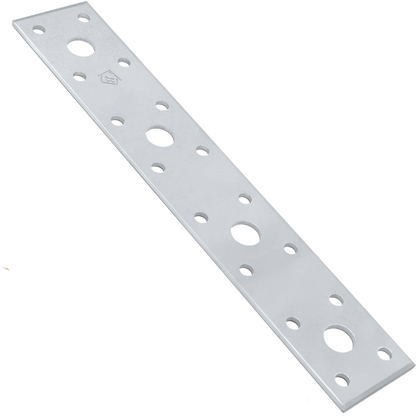 Premium Flat Bracket 2.5mm Galvanised Steel Joining Plate Brackets for Timber Fence, Sleeper & Wood Bracket Applications