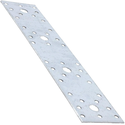 Premium Flat Bracket 2.5mm Galvanised Steel Joining Plate Brackets for Timber Fence, Sleeper & Wood Bracket Applications