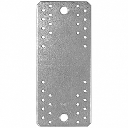 Premium Flat Bracket 2.5mm Galvanised Steel Joining Plate Brackets for Timber Fence, Sleeper & Wood Bracket Applications