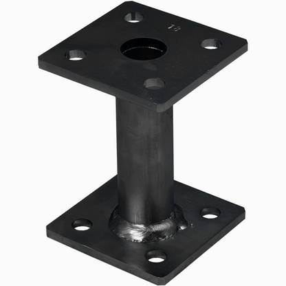 Bolt Down Elevated Post Base Support Heavy Duty 4mm Fence Foot Bracket