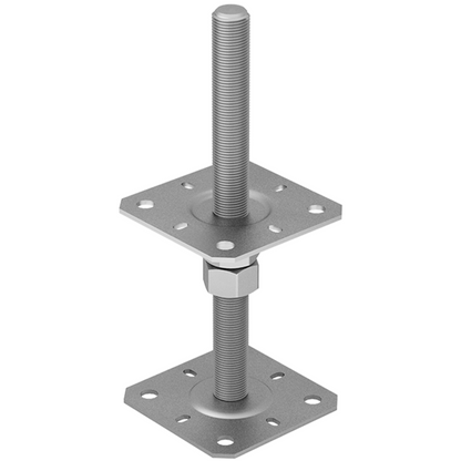 Fence Posts Repair Support Brackets Adjustable Heavy Duty Bolt Down Galvanised Metal for Fence, Decking