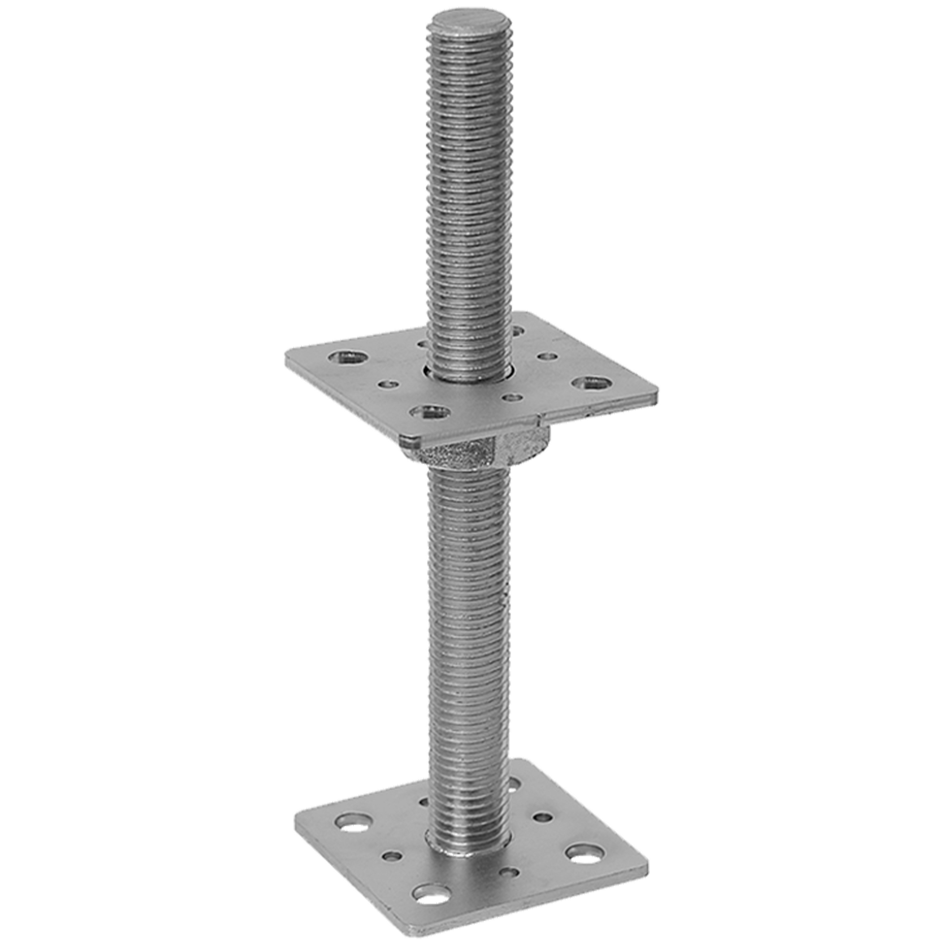 Fence Posts Repair Support Brackets Adjustable Heavy Duty Bolt Down Galvanised Metal for Fence, Decking