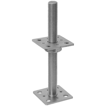 Fence Posts Repair Support Brackets Adjustable Heavy Duty Bolt Down Galvanised Metal for Fence, Decking