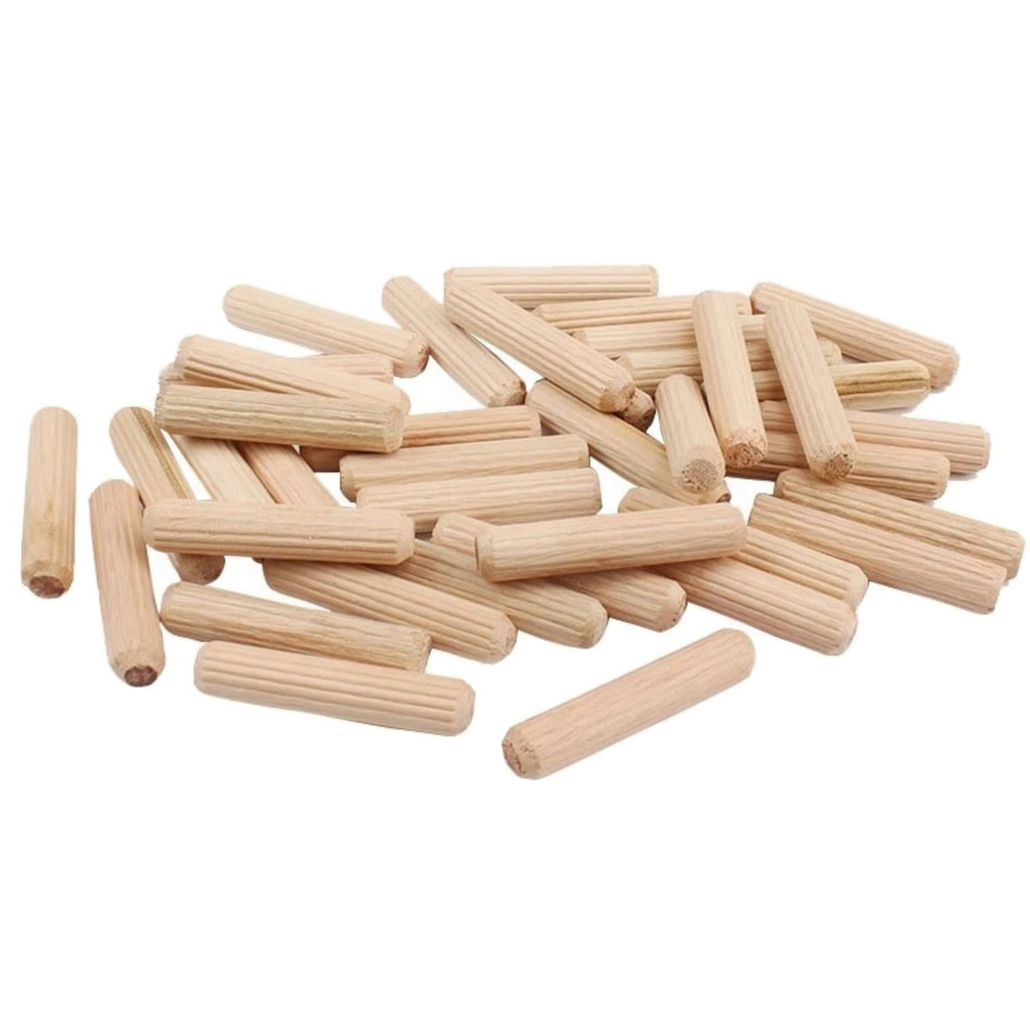 DIYUK Wooden Dowels Premium Wood Plugs, Dowling, Tapered Pins, Fluted, Versatile