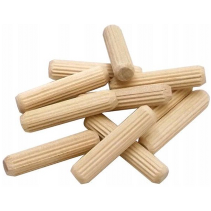 DIYUK Wooden Dowels Premium Wood Plugs, Dowling, Tapered Pins, Fluted, Versatile