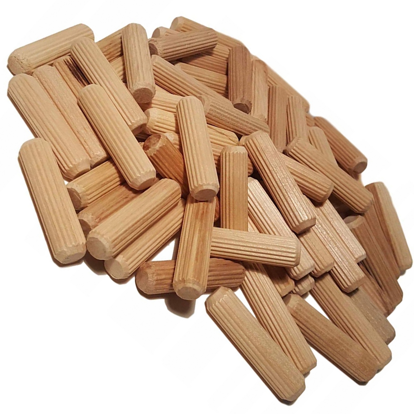 DIYUK Wooden Dowels Premium Wood Plugs, Dowling, Tapered Pins, Fluted, Versatile