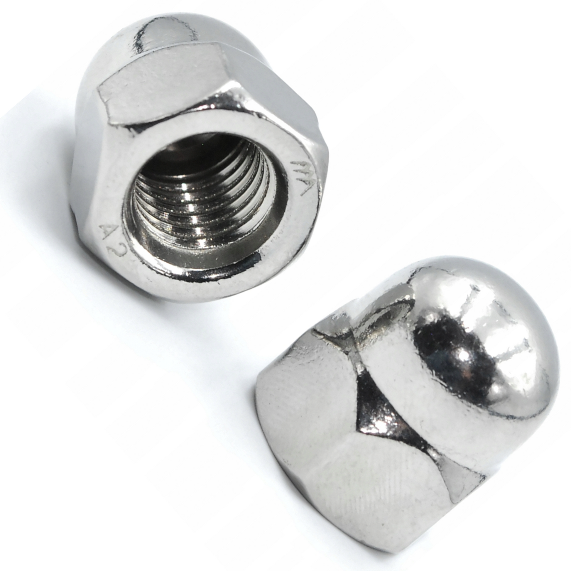 Acorn Nuts Dome Stainless Steel Hex Cap Domed Nuts Rust Resistant Hexagon Nut Caps DIN 1587 A2