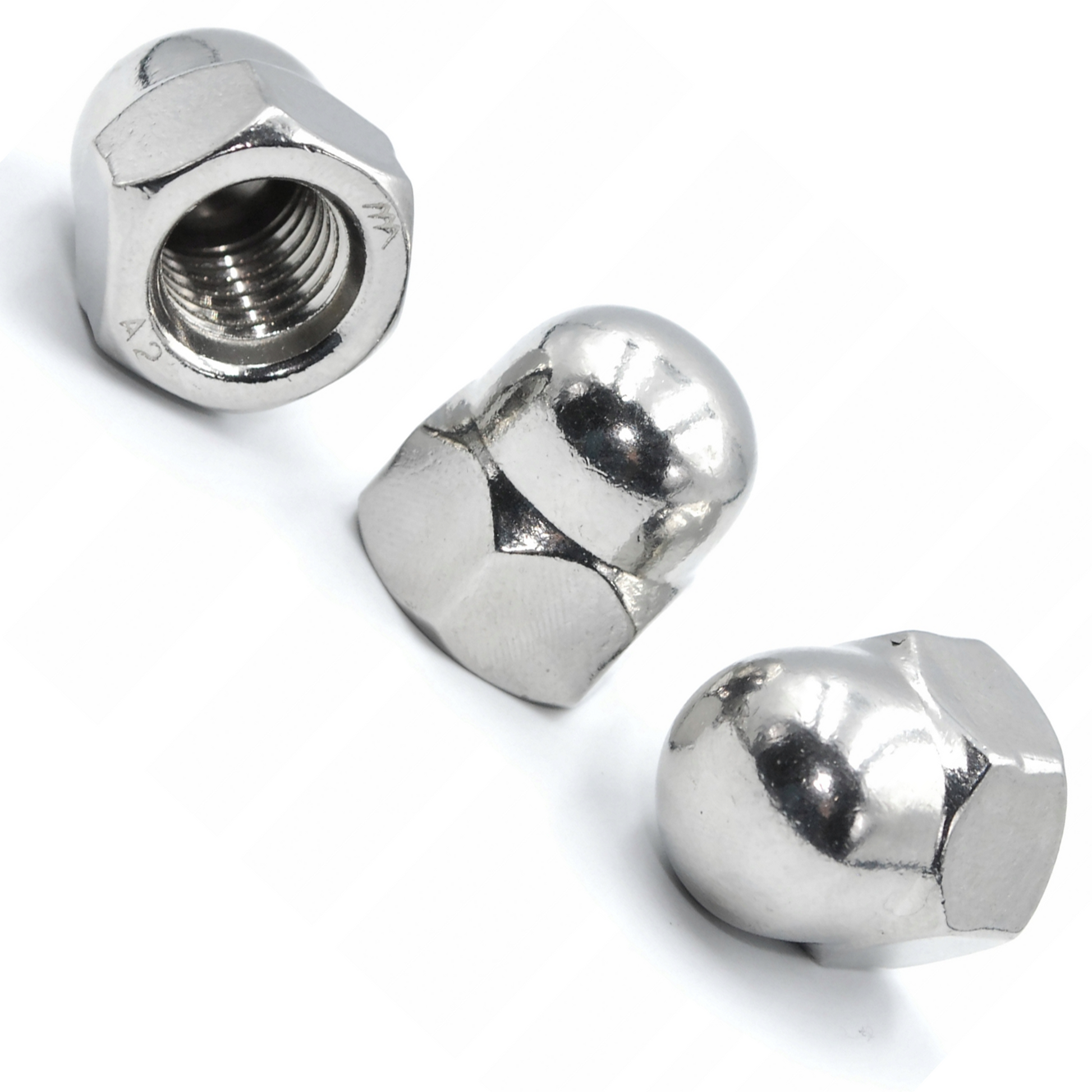 Acorn Nuts Dome Stainless Steel Hex Cap Domed Nuts Rust Resistant Hexagon Nut Caps DIN 1587 A4