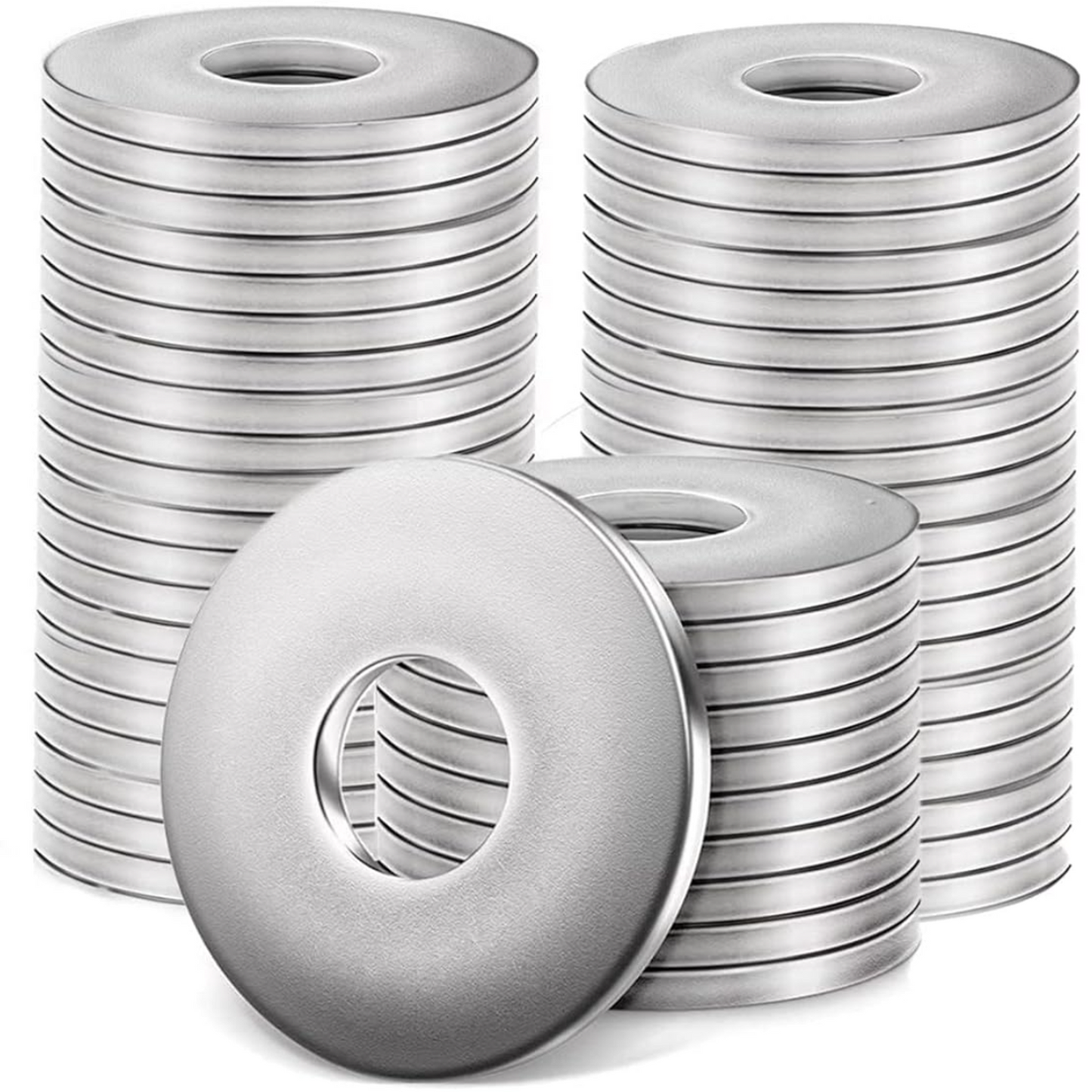 Large Washer Flat Form G Stainless Steel A2 Penny Washers DIN 9021 - Durable Metal Washers for Superior Fastening