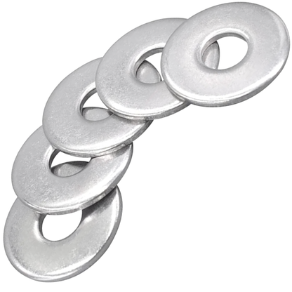 Large Washer Flat Form G Stainless Steel A2 Penny Washers DIN 9021 - Durable Metal Washers for Superior Fastening