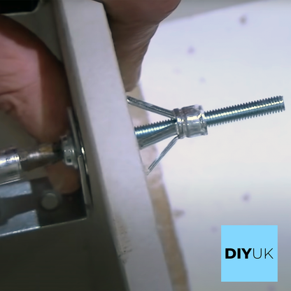 Heavy Duty Metal Plasterboard Cavity Wall Fixings Anchors Plugs Molly Cavity Metal Screw DIYUK