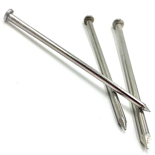 Premium Galvanised Round Head Nails - Ideal for Woodworking and Construction
