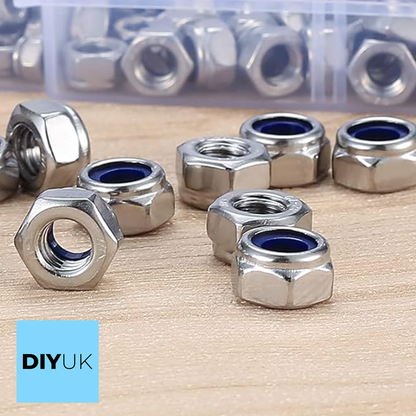 Locking Nuts Nylon Insert Lock Nut Steel Zinc Plated Nyloc DIN 985