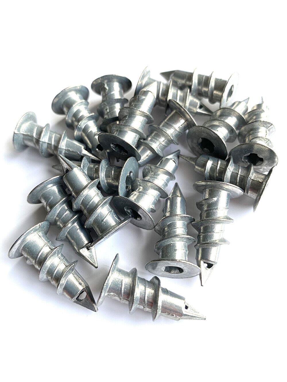 Heavy Duty Metal Self-Drill Rawl Plugs Wall Anchor Fixing for Plasterboard, Drywall, Study Walls