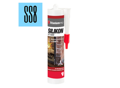 High Temperature Silicone Sealant Heat Resistant to 1500°C, Flues, Stoves, Glass