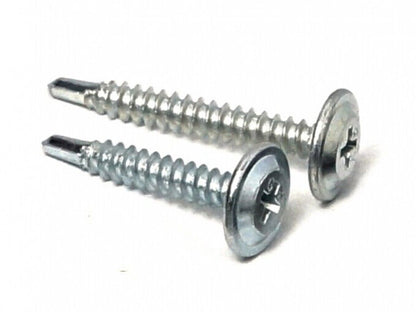 BAYPOLE SELF DRILLING/TAPPING TEK SCREWS WAFER HEAD uPVC BAY WINDOW FIXING SCREW