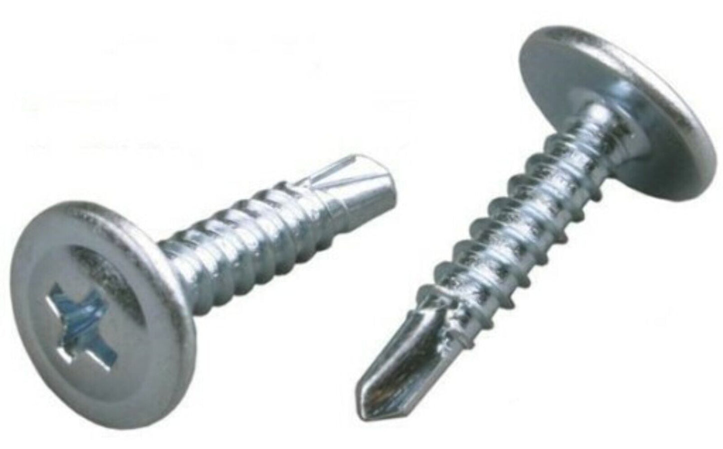 BAYPOLE SELF DRILLING/TAPPING TEK SCREWS WAFER HEAD uPVC BAY WINDOW FIXING SCREW