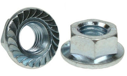 Hex Flanged Nuts with Serrated Flange A2 Stainless Steel DIN 6923 Flanged Nut