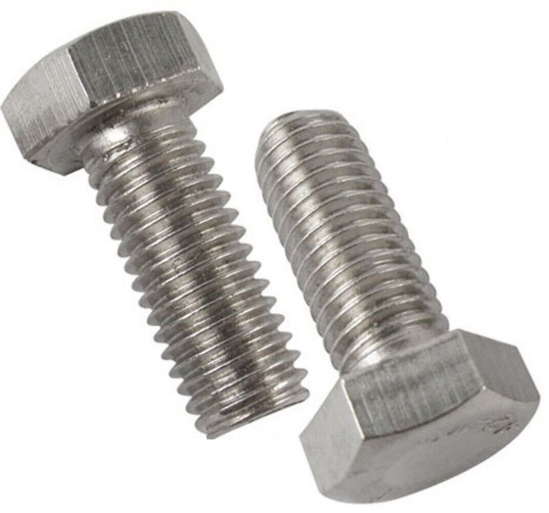 M8 M10 M12 M14 Hexagon Head Bolts DIN 933 Fully Threaded Stainless Steel A2 Metr