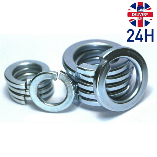 Spring Washers DIN 127 Stainless Steel A2 Split Lock M2 M3 M4 M5 M6 M7 M8 M10 M1