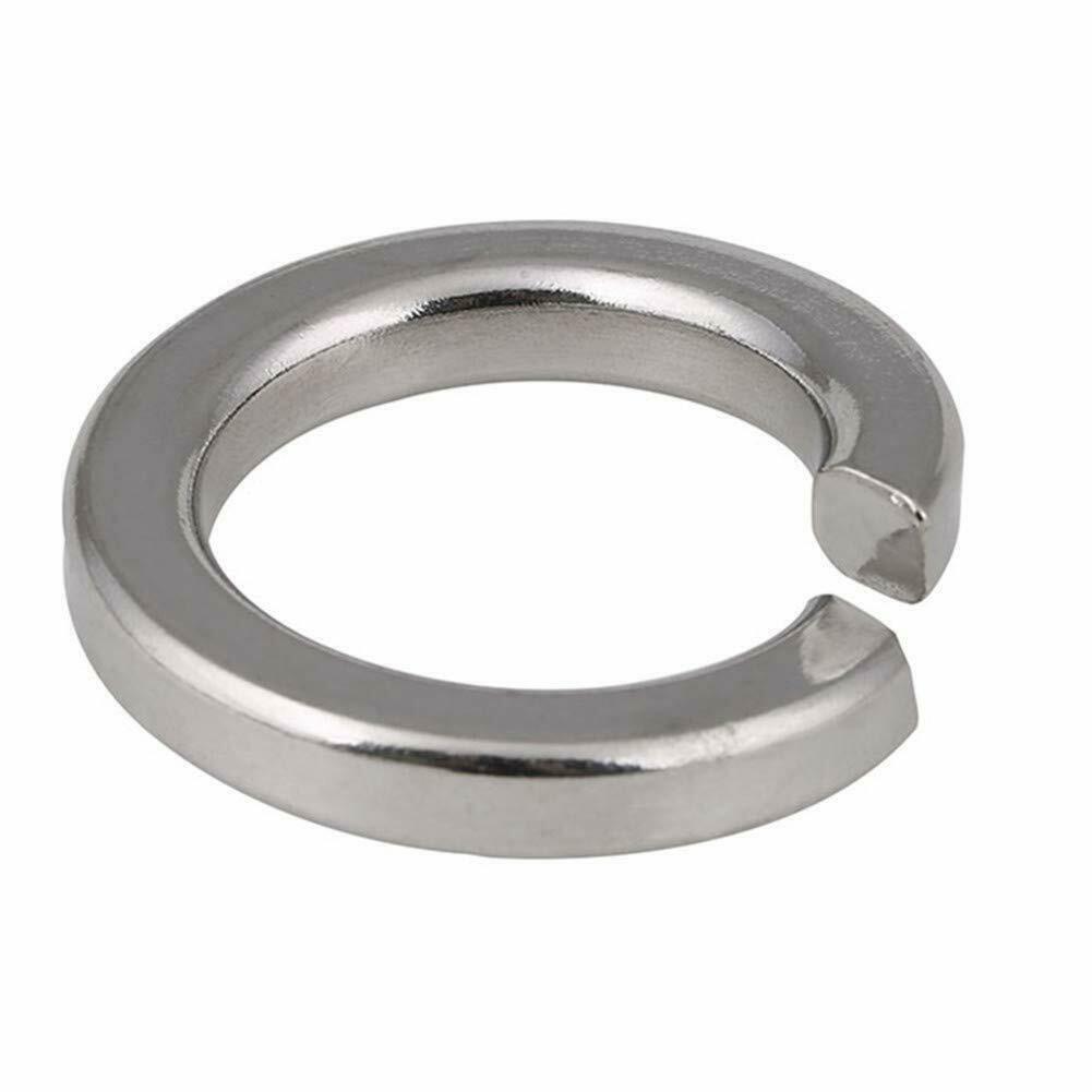M10 (10mm) Rectangular Spring Split Lock Washer - Stainless Steel (A2)  (Pack of 20)
