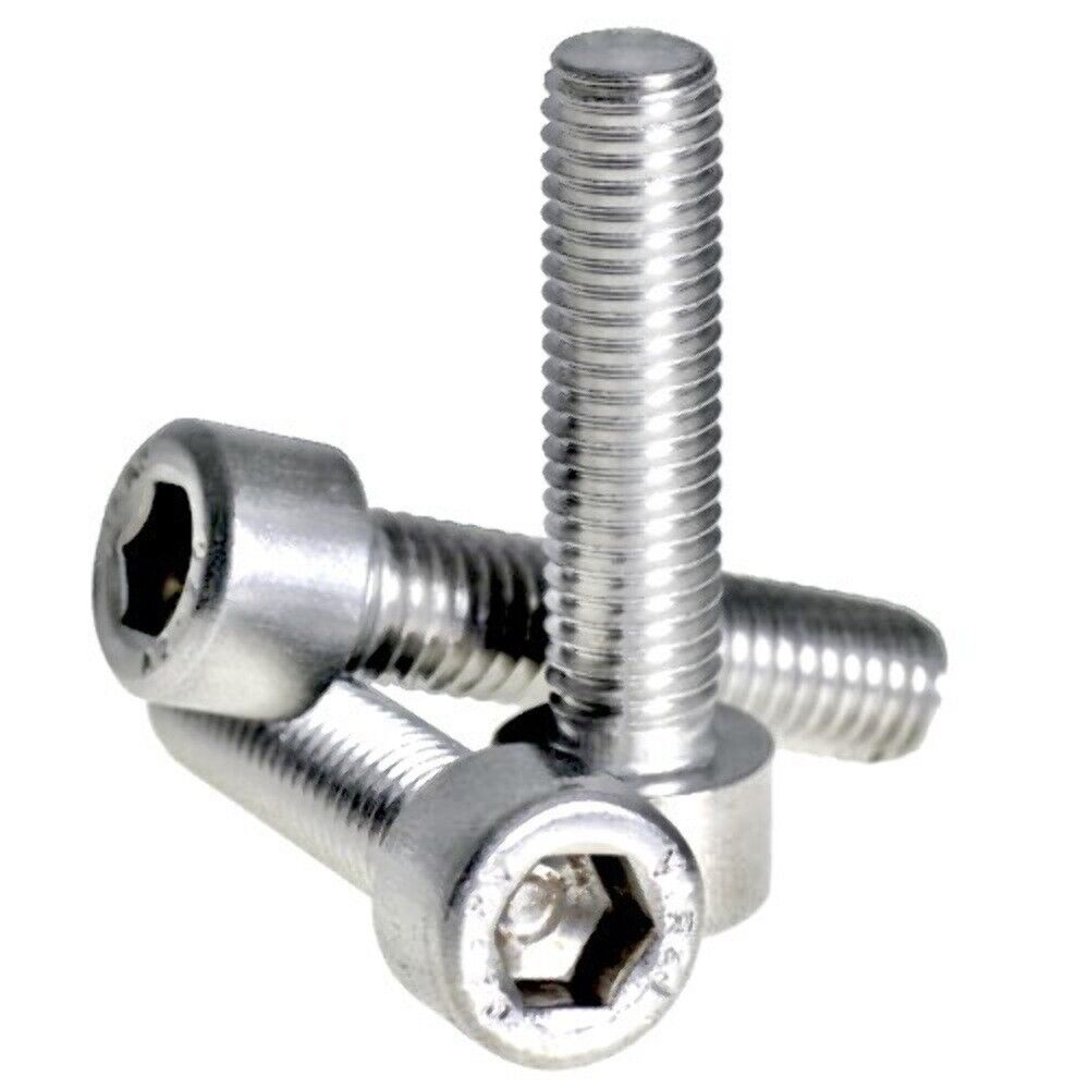 Allen Socket Cap Head Screws Bolts  DIN 912 A2 Stainless Steel