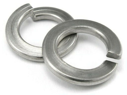 Spring Washers DIN 127 Stainless Steel A2 Split Lock M2 M3 M4 M5 M6 M7 M8 M10 M1