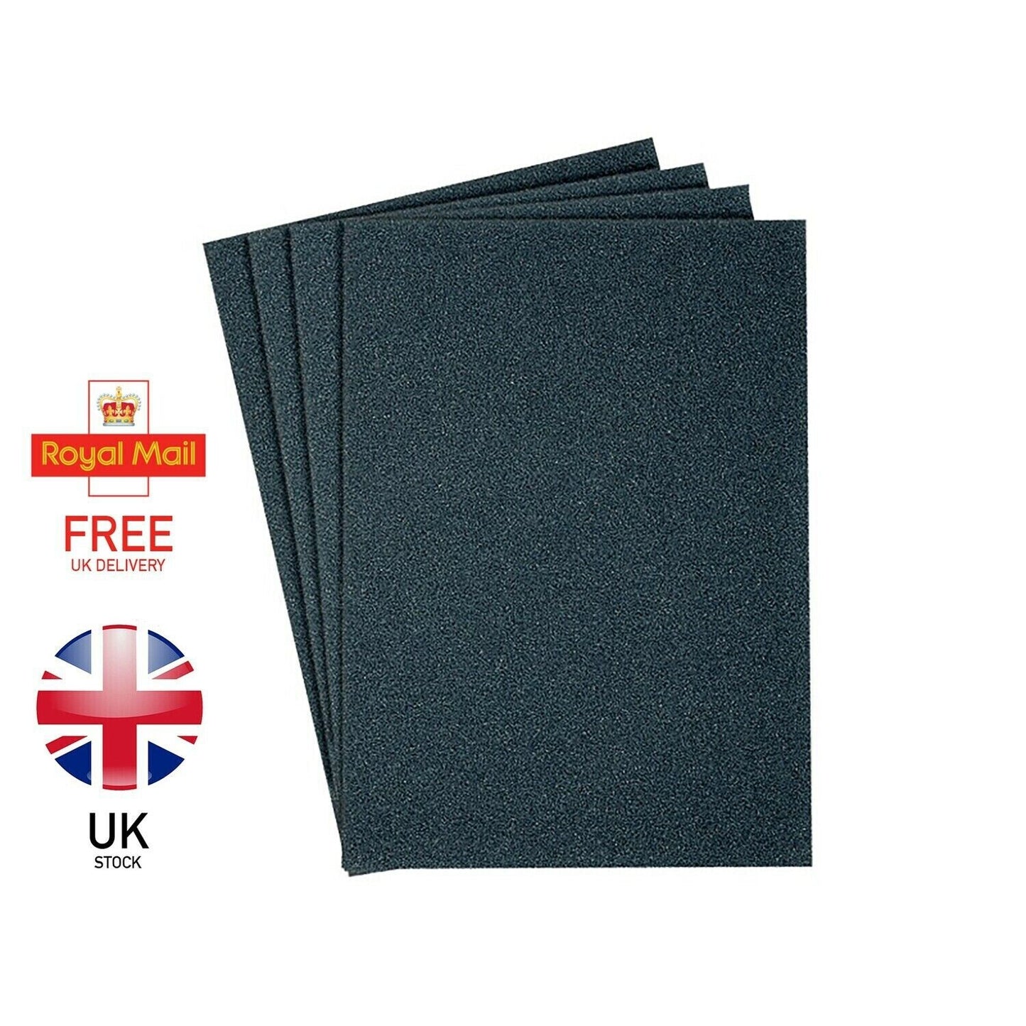 Wet And Dry Abrasive Sandpaper 100-1500 Grit Full Sheets 230mm X 280mm (A4 Size)