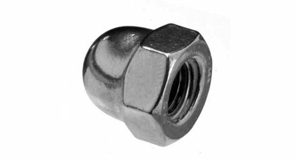 Acorn Nuts Dome Stainless Steel Hex Cap Domed Nuts Rust Resistant Hexagon Nut Caps DIN 1587 A10