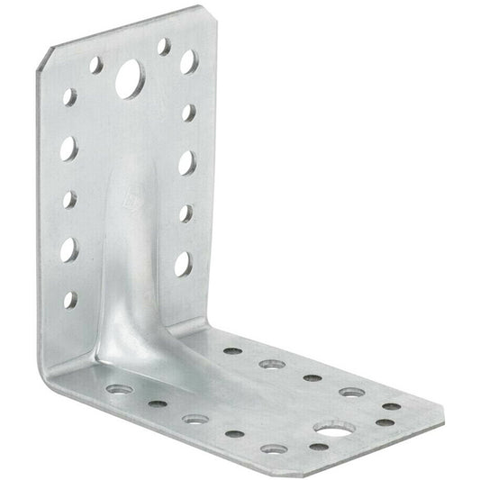 Angle Bracket Heavy Duty 2.5mm Galvanised Steel Metal Corner Braces for Joining, Bracing, and Reinforcing