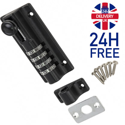 Keyless Combination Security Locking Bolt