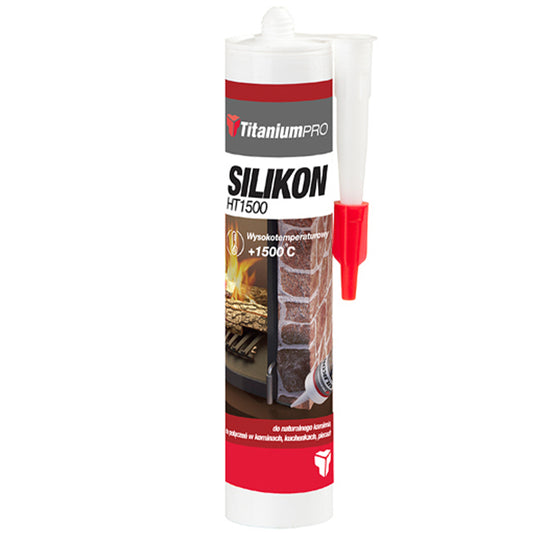 High Temperature Silicone Sealant Heat Resistant to 1500°C, Flues, Stoves, Glass